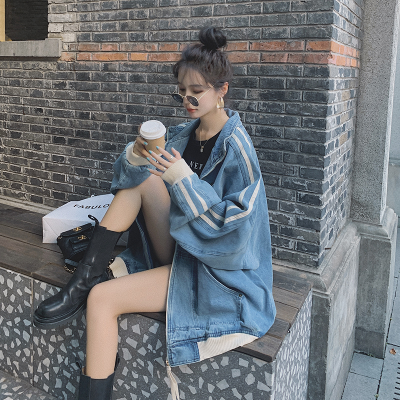 Áo khoác bảo hộ lao động denim