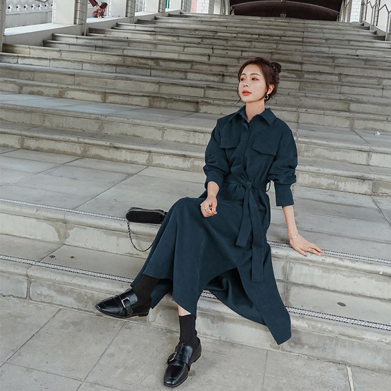 Đầm dài chít eo