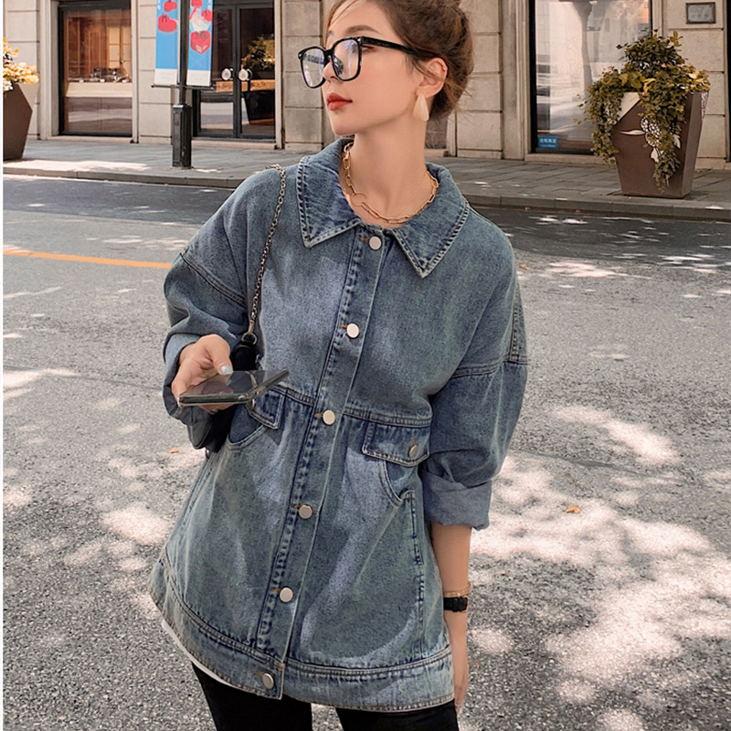 Áo khoác denim gió BF giản dị