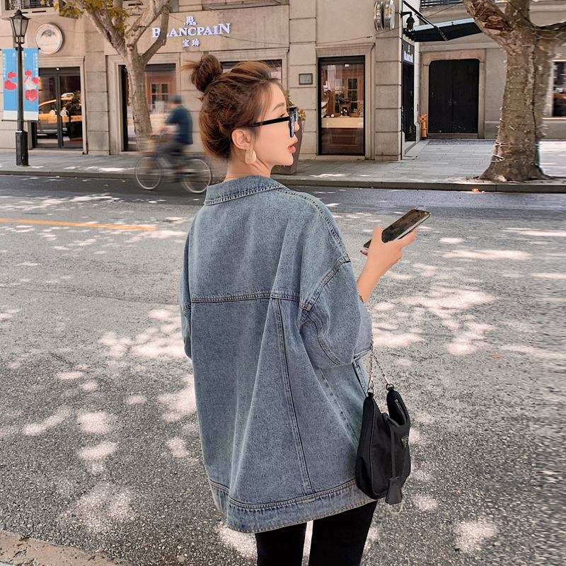 Áo khoác denim gió BF giản dị
