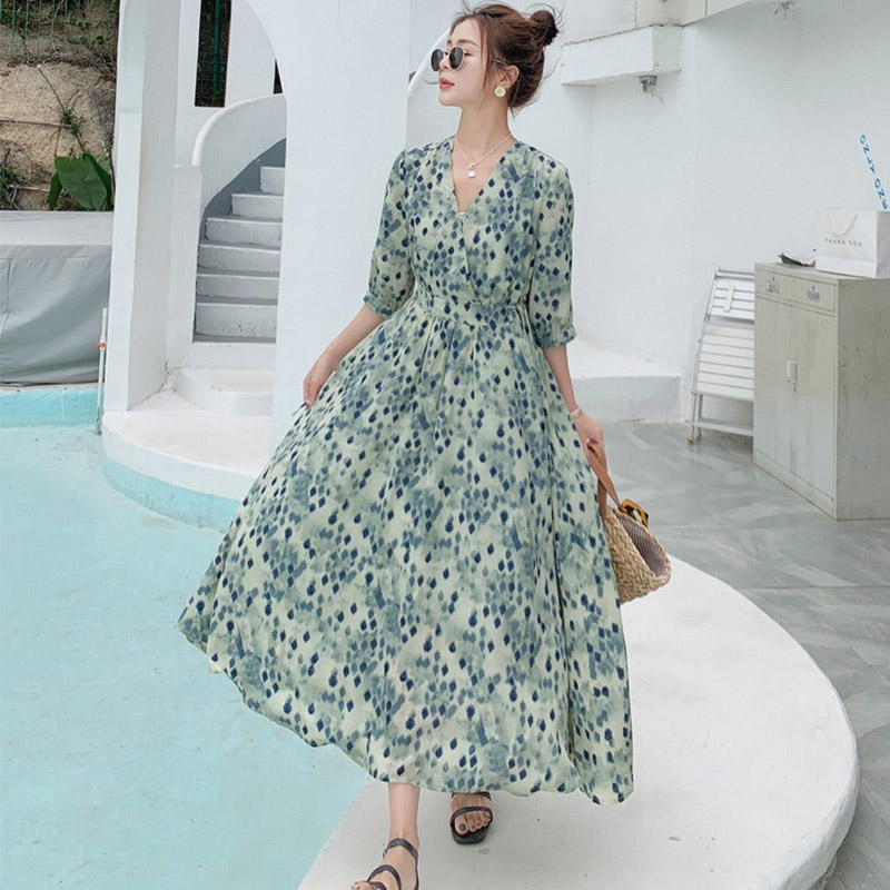 Đầm chiết eo ngọt ngào